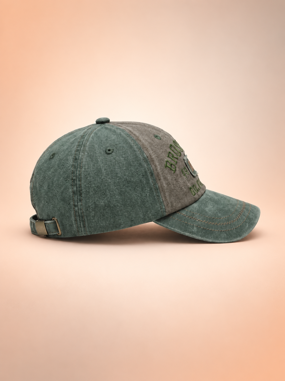 Vintage Green Brosville NYS Cap view 2