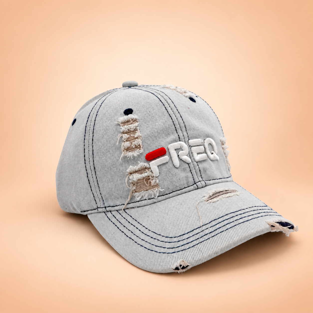 FREQ Sky Denim Cap view 2